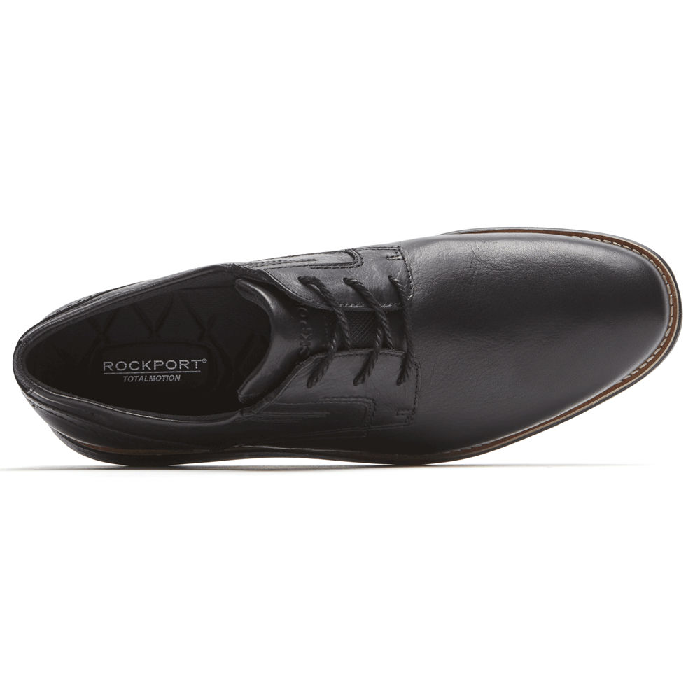 Rockport Mens Dress Shoes Black - Total Motion Sport Plain Toe - UK 250-GYFBLP